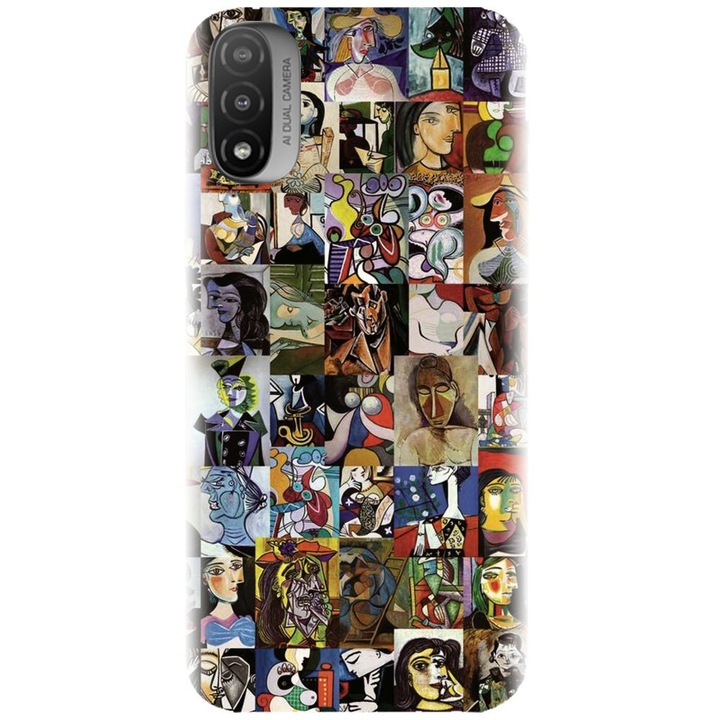 Szilikon tok kompatibilis a Motorola Moto E20 / E30 / E40 / E20S modellel, Picasso modell