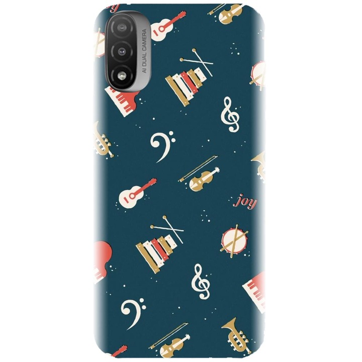 Szilikon tok kompatibilis Motorola Moto E20 / E30 / E40 / E20S - Zenei modell