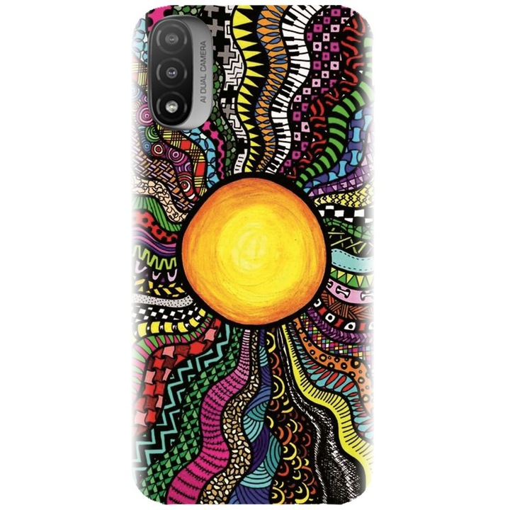 Силиконов кейс съвместим с Motorola Moto E20 / E30 / E40 / E20S - модел Sun