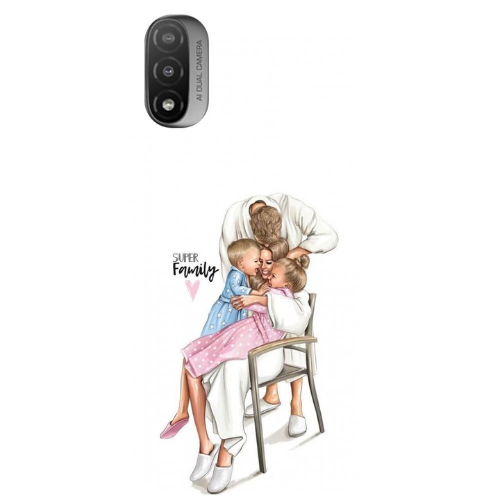 Силиконов кейс съвместим с Motorola Moto E20 / E30 / E40 / E20S - Супер семеен модел