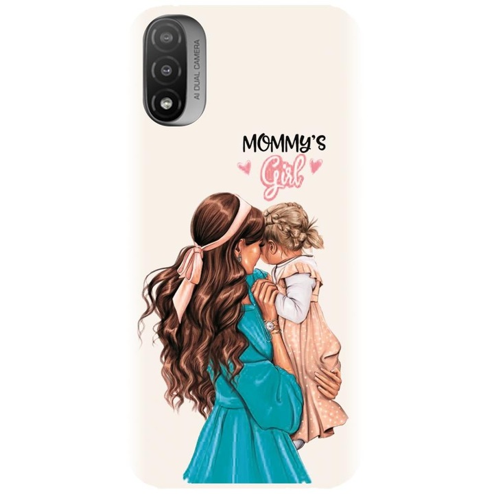 Szilikon tok kompatibilis a Motorola Moto E20 / E30 / E40 / E20S modellel - Szuper anya és lány modell