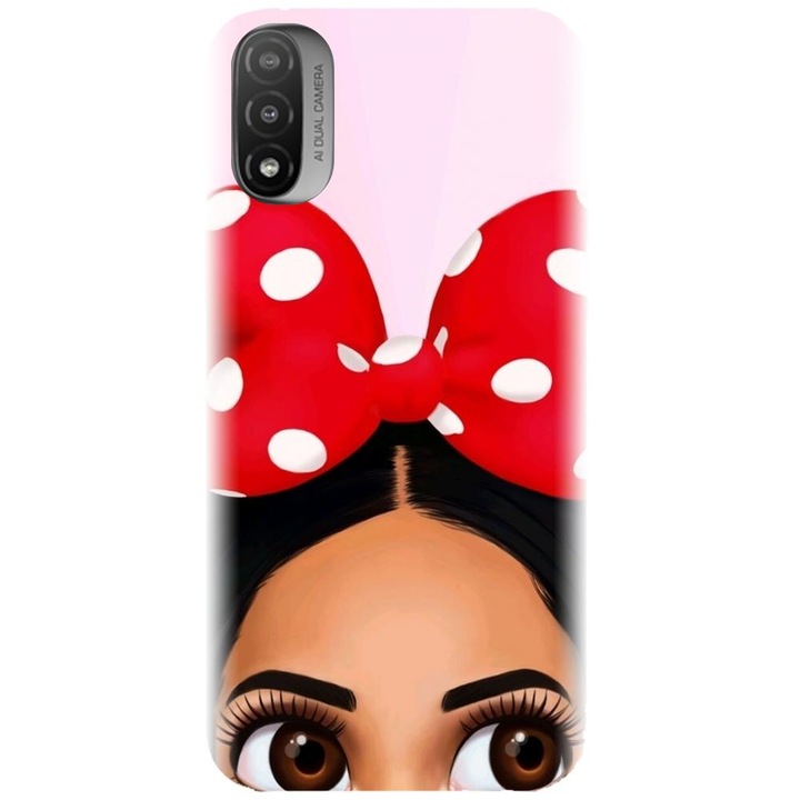 Szilikon tok kompatibilis a Motorola Moto E20 / E30 / E40 / E20S - Anime Art Girl modellel