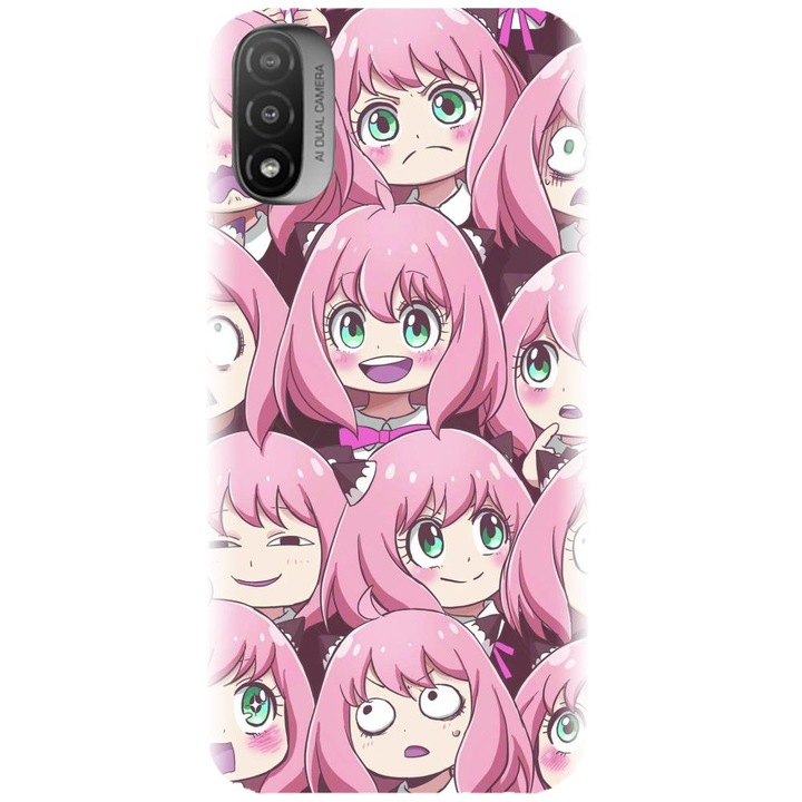Szilikon tok kompatibilis a Motorola Moto E20 / E30 / E40 / E20S - Anya Anime modellel