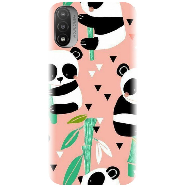 Szilikon tok kompatibilis a Motorola Moto E20 / E30 / E40 / E20S modellel - Baby panda 001
