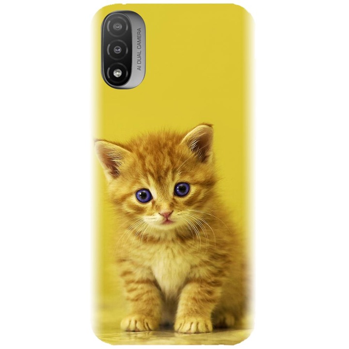 Szilikon tok kompatibilis a Motorola Moto E20 / E30 / E40 / E20S - macska modellel