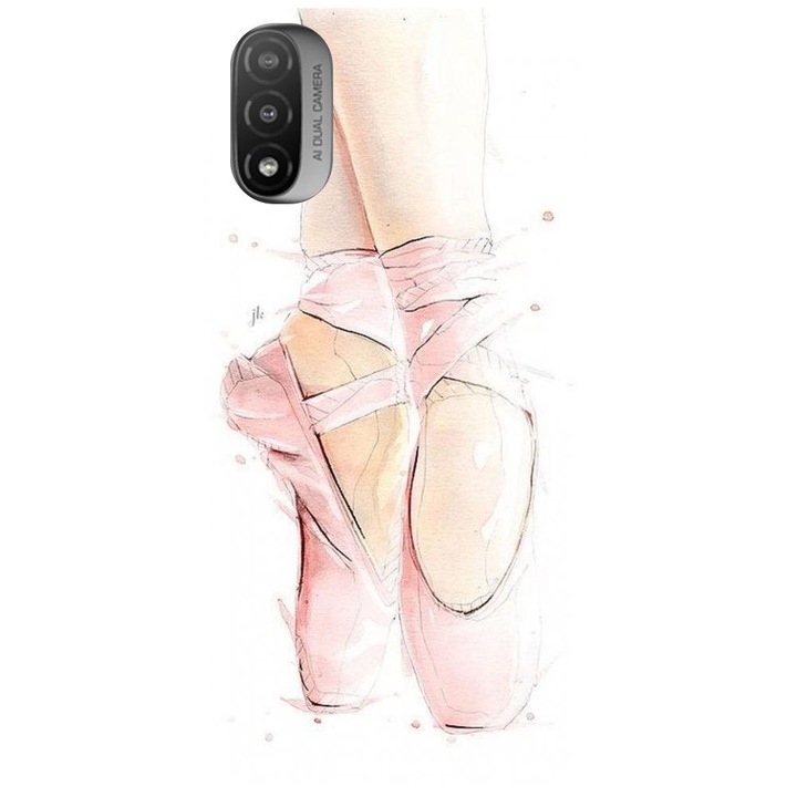 Szilikon tok kompatibilis Motorola Moto E20 / E30 / E40 / E20S - Balett modell