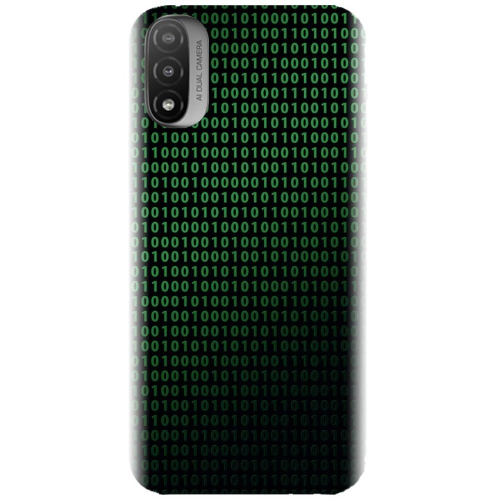 Szilikon tok kompatibilis a Motorola Moto E20 / E30 / E40 / E20S - Binary Code modellel