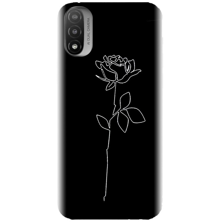 Szilikon tok, kompatibilis a Motorola Moto E20 / E30 / E40 / E20S készülékkel - Black Rose modell