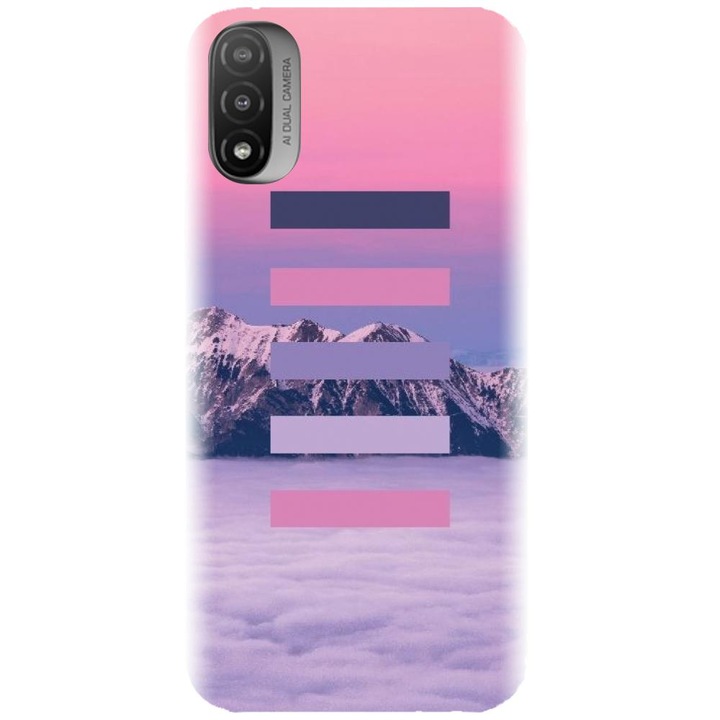 Szilikon burkolat kompatibilis a Motorola Moto E20 / E30 / E40 / E20S modellel - színséma Lila