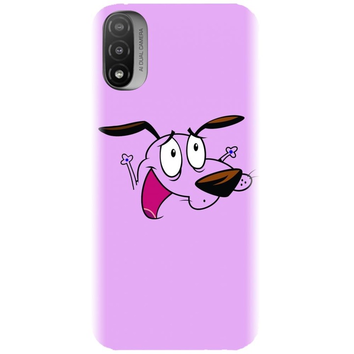 Szilikon tok kompatibilis a Motorola Moto E20 / E30 / E40 / E20S modellel - Courage The Cowardly Do