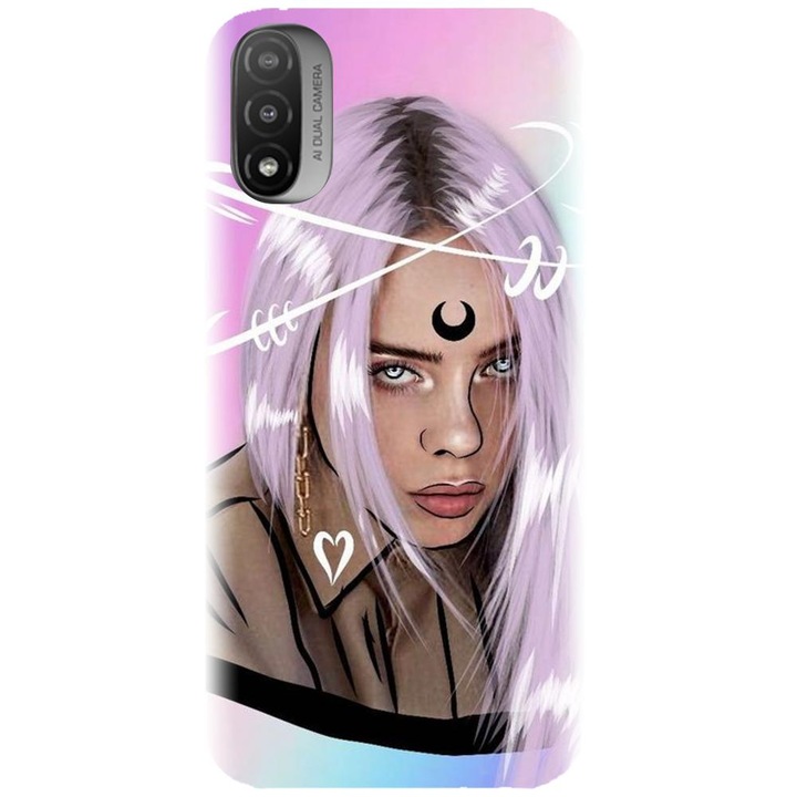 Szilikon borítás kompatibilis a Motorola Moto E20 / E30 / E40 / E20S modellel - Fan Art Billie