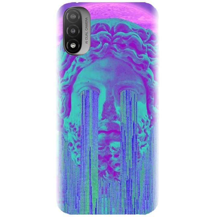 Szilikon tok kompatibilis a Motorola Moto E20 / E30 / E40 / E20S - Glitch modellel