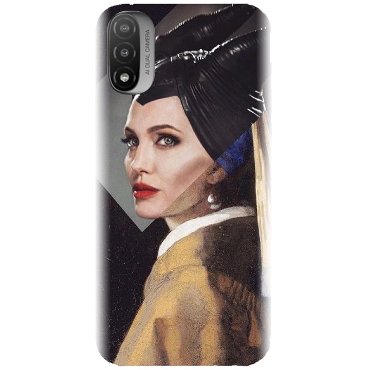 Szilikon tok kompatibilis a Motorola Moto E20 / E30 / E40 / E20S - Girl With A Pearl modellel