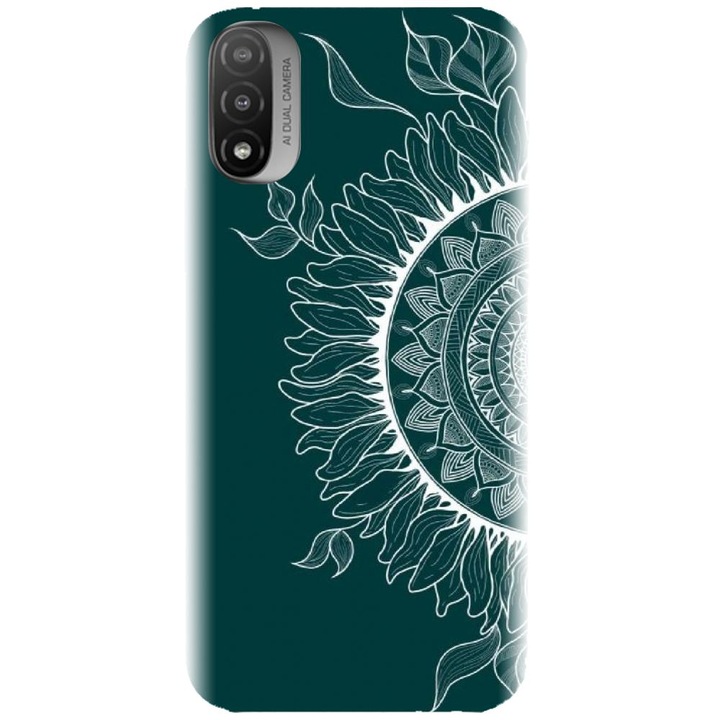 Szilikon tok kompatibilis a Motorola Moto E20 / E30 / E40 / E20S - zöld Mandala modellel