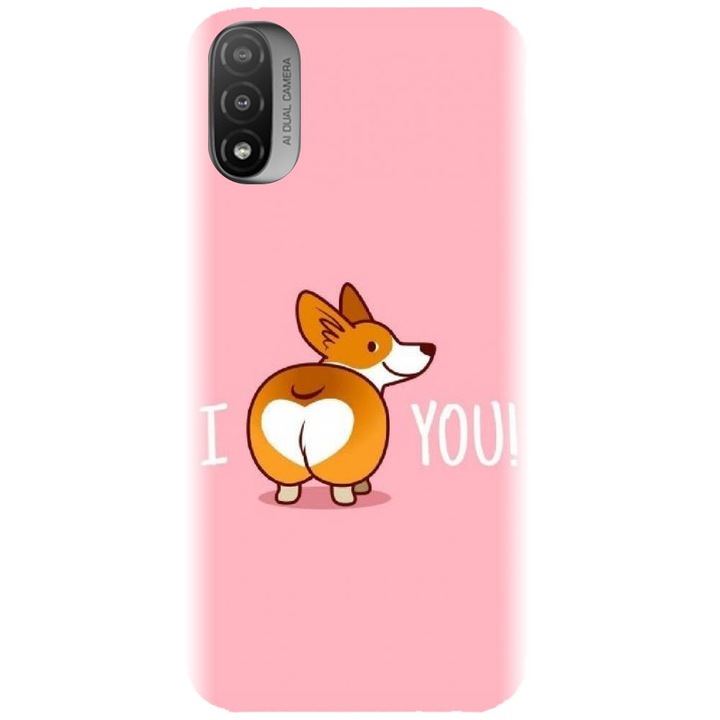 Силиконов кейс съвместим с Motorola Moto E20 / E30 / E40 / E20S - модел I Corgi U