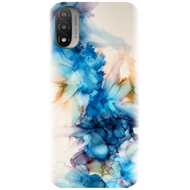 Szilikon tok kompatibilis a Motorola Moto E20 / E30 / E40 / E20S - Ink Flowers modellel