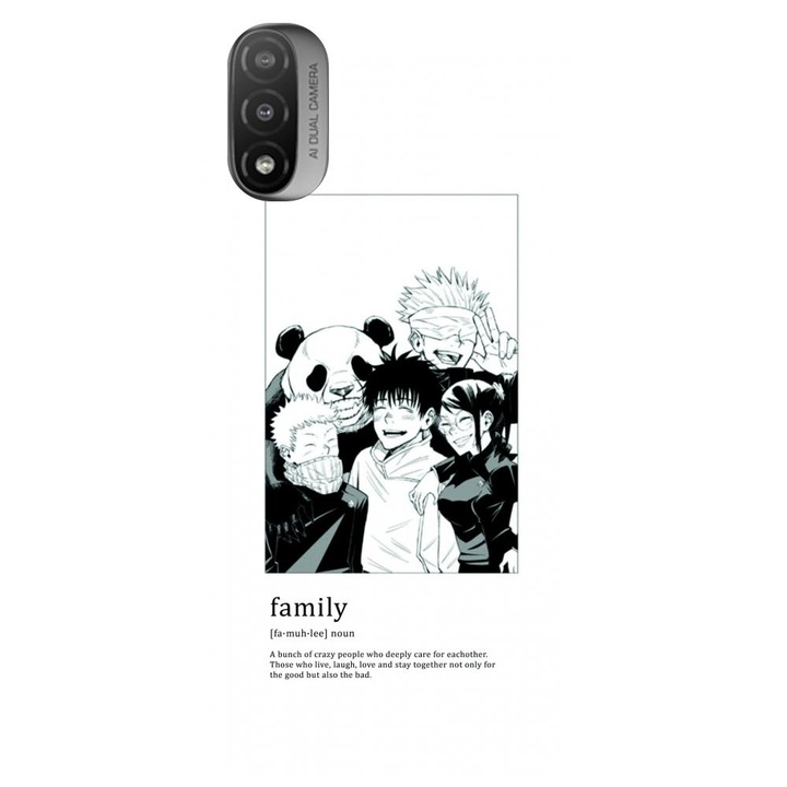 Szilikon tok kompatibilis a Motorola Moto E20 / E30 / E40 / E20S - Anime Jujutsu Kaisen modellel