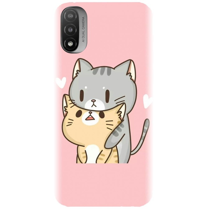 Szilikon tok kompatibilis a Motorola Moto E20 / E30 / E40 / E20S - Kitty Love modellel