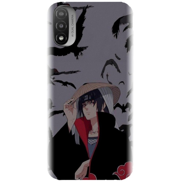 Szilikon tok, kompatibilis a Motorola Moto E20 / E30 / E40 / E20S készülékkel - Anime modell, Itachi Uchiha