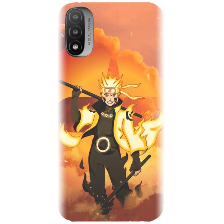Szilikon tok kompatibilis a Motorola Moto E20 / E30 / E40 / E20S - Naruto Uzumaki modellel