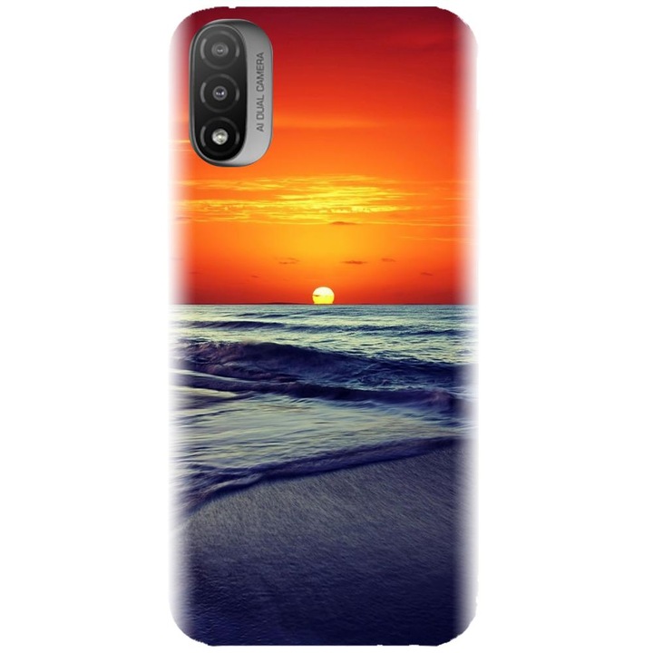 Szilikon tok kompatibilis a Motorola Moto E20 / E30 / E40 / E20S - Ocean Sunset modellel