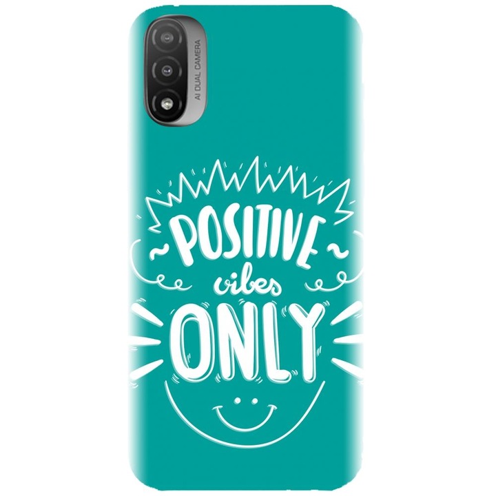 Szilikon tok kompatibilis a Motorola Moto E20 / E30 / E40 / E20S - Positive Vibes modellel