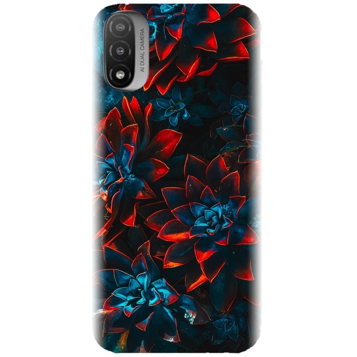 Szilikon tok kompatibilis a Motorola Moto E20 / E30 / E40 / E20S - Succulent Plant modellel