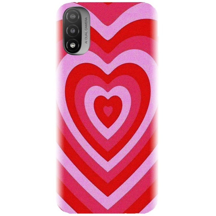Szilikon tok kompatibilis a Motorola Moto E20 / E30 / E40 / E20S - PPG Heart Tunnel modellel