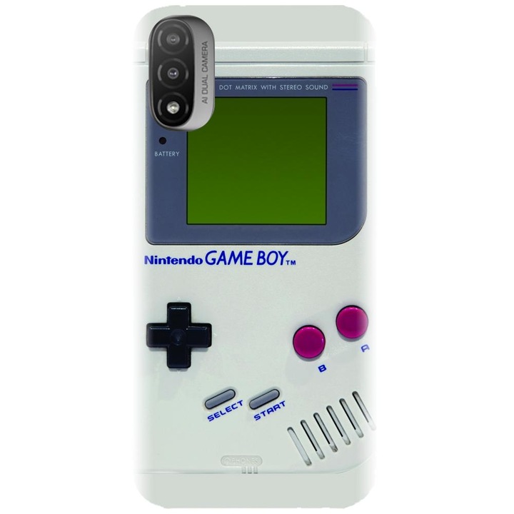 Szilikon tok kompatibilis a Motorola Moto E20 / E30 / E40 / E20S - Retro Game Boy modellel