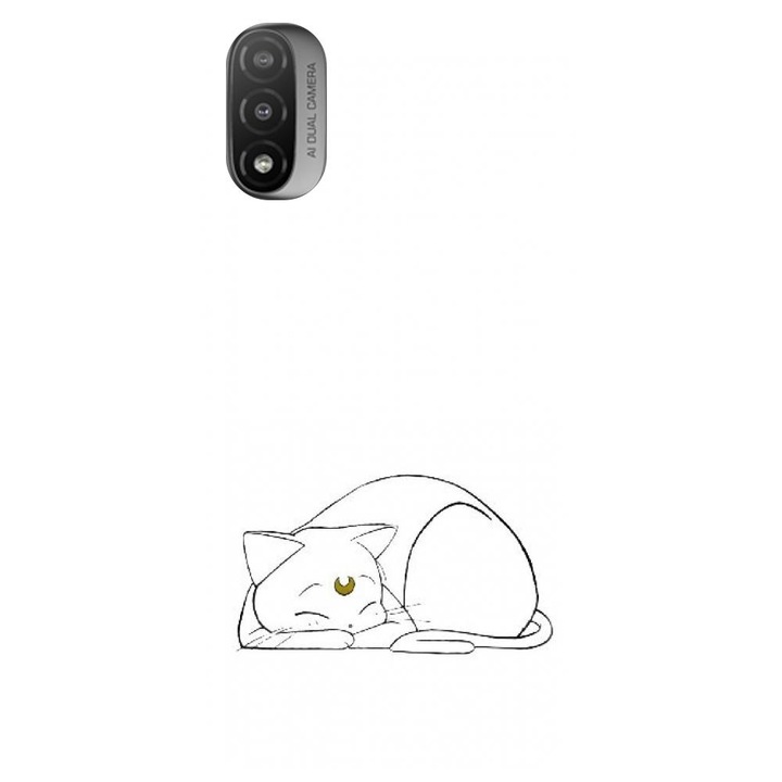 Szilikon burkolat kompatibilis a Motorola Moto E20 / E30 / E40 / E20S - Sailor Moon Neko modellel