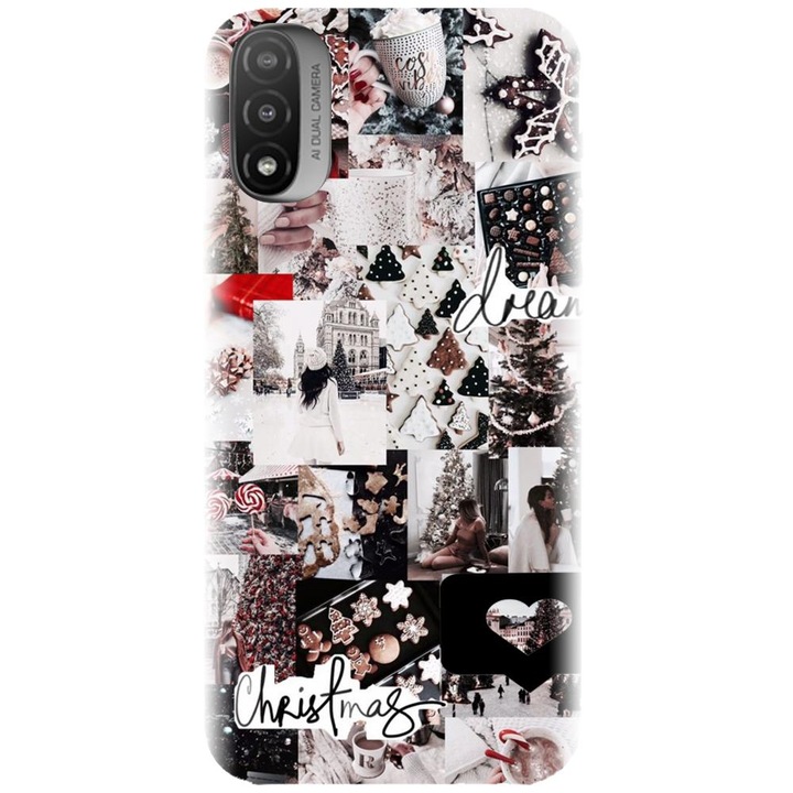 Силиконов капак, съвместим с Motorola Moto E20 / E30 / E40 / E20S - модел Winter Holidays