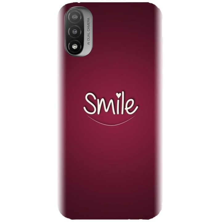 Szilikon burkolat kompatibilis a Motorola Moto E20 / E30 / E40 / E20S - Smile Love modellel