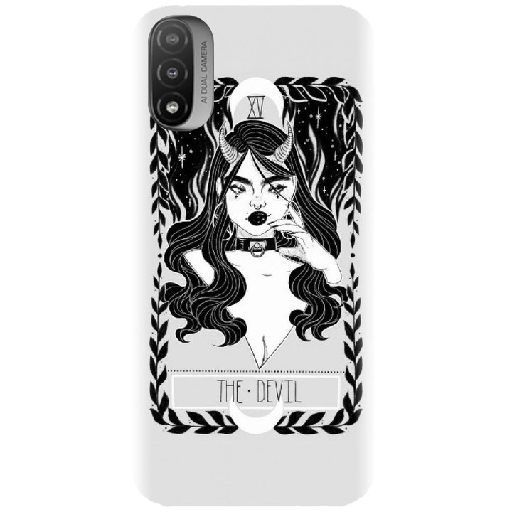 Szilikon tok kompatibilis a Motorola Moto E20 / E30 / E40 / E20S modellel - The Devil