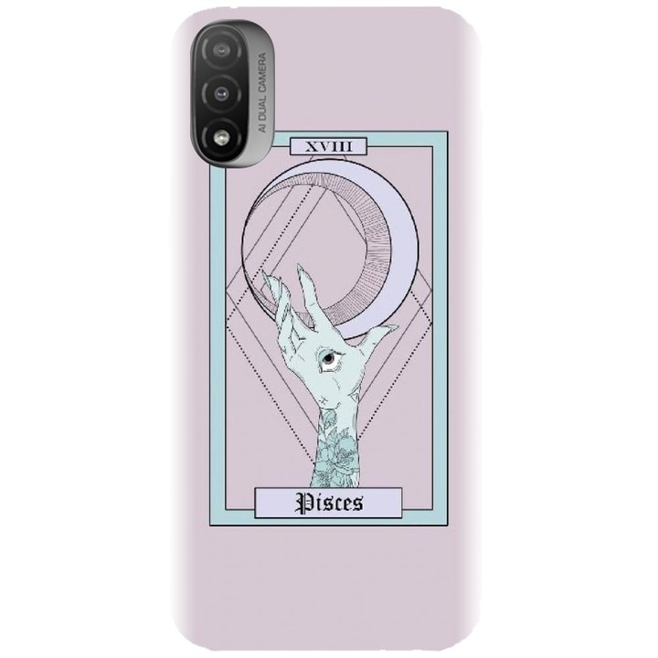 Szilikon borítás kompatibilis a Motorola Moto E20 / E30 / E40 / E20S - Tarot Zodiac Pisces modellel