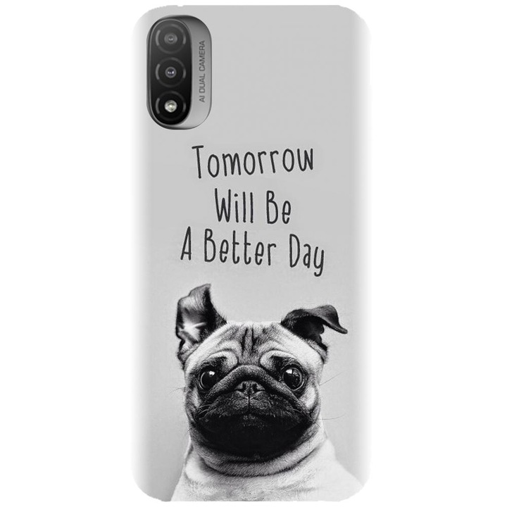 Szilikon tok kompatibilis a Motorola Moto E20 / E30 / E40 / E20S-vel - A holnap lesz Bett modell