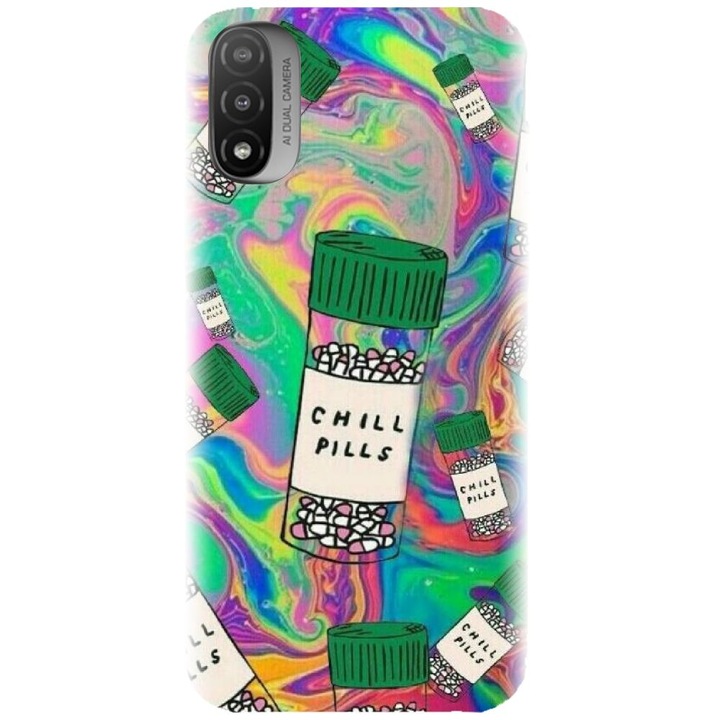Szilikon tok kompatibilis a Motorola Moto E20 / E30 / E40 / E20S - Trippy Pills modellel