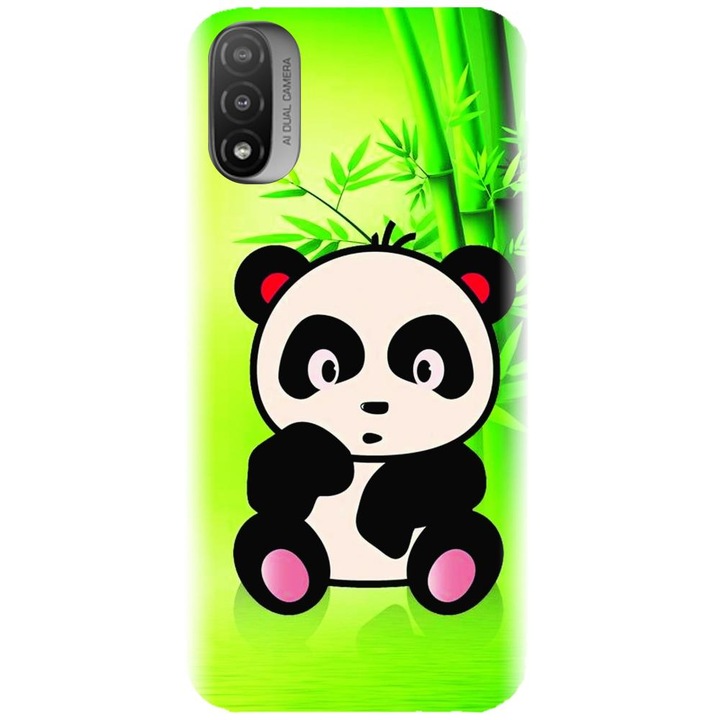 Szilikon tok, kompatibilis a Motorola Moto E20 / E30 / E40 / E20S telefonokkal, X Cute Panda modell