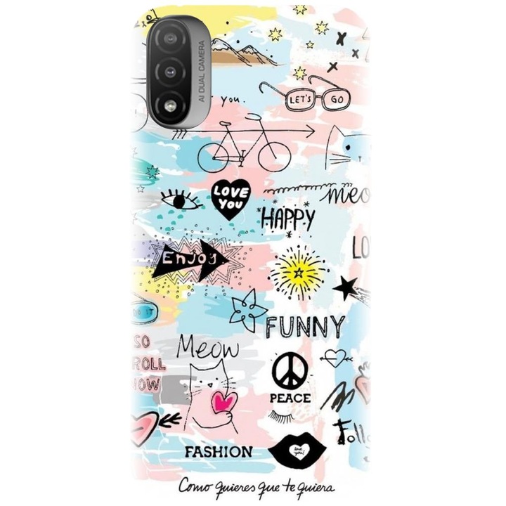 Szilikon tok kompatibilis a Motorola Moto E20 / E30 / E40 / E20S modellel - Enjoy modell
