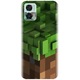 Husa din silicon compatibila cu Motorola Moto Edge 30 Neo / Edge 30 Lite - model Minecraft