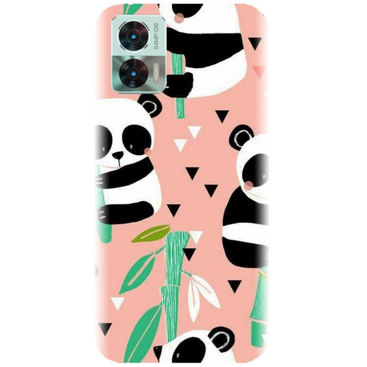 Силиконов кейс съвместим с Motorola Moto Edge 30 Neo / Edge 30 Lite - модел Baby panda 001