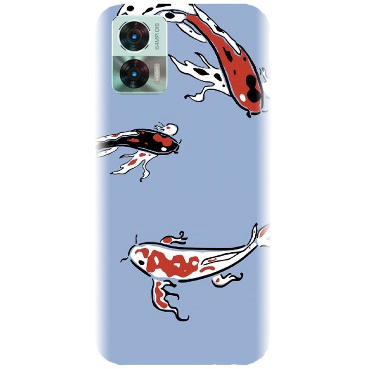 Силиконов кейс съвместим с Motorola Moto Edge 30 Neo / Edge 30 Lite - модел Fish