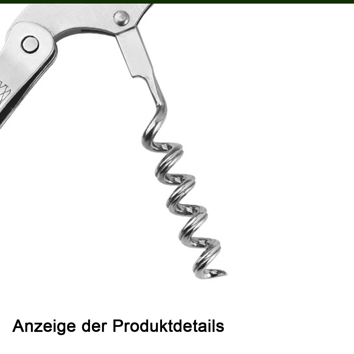 Tirbusor multifunctional din inox si ABS, compact, husa maro - eMAG.ro