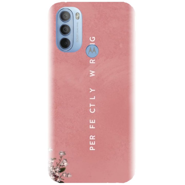 Силиконов кейс съвместим с Motorola Moto G31 / G41 - Perfectly Wrong модел