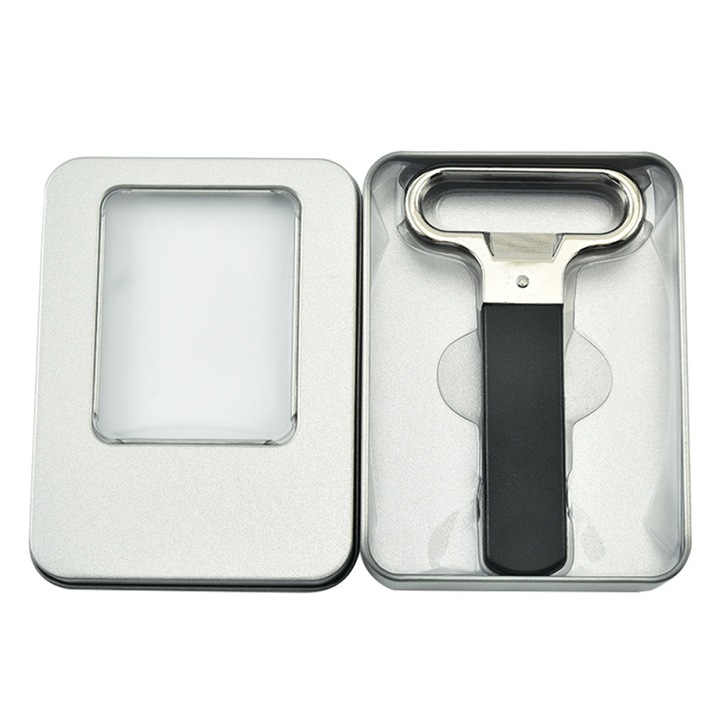 Tirbuson stil aripa, Zinc si Otel Inoxidabil, Multifunctional, Negru