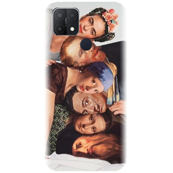 Силиконов калъф, съвместим с Oppo A15 / A35 - модел Friends 2
