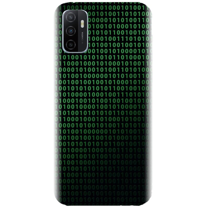 Szilikon tok kompatibilis az Oppo A32 4g / A33 4g / A53 4g / A53s 4g - Binary Code modellel