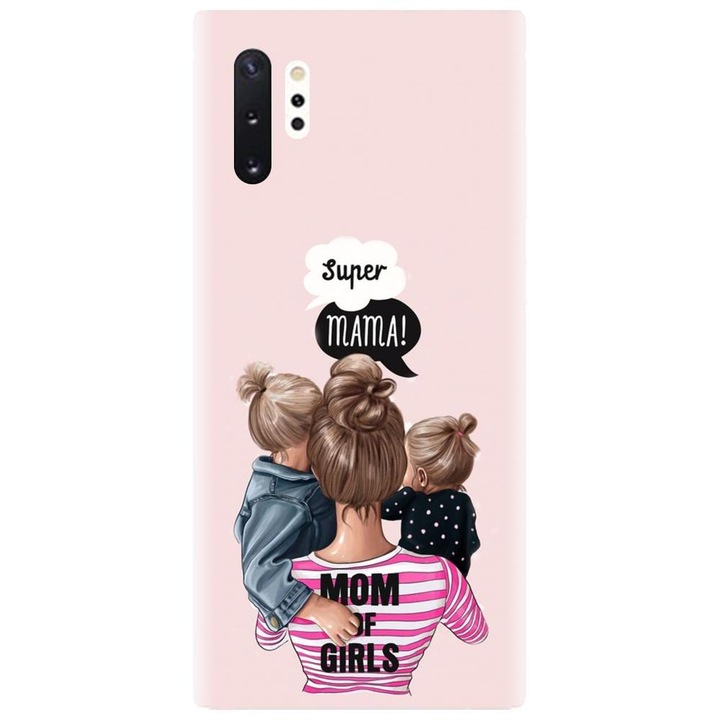Силиконов калъф, съвместим с Samsung Galaxy Note 10 Pro / Plus - модел Mother of girls