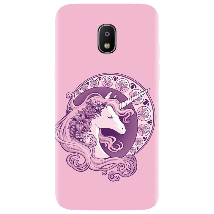 Силиконов калъф за Samsung Galaxy J5 2017 / J530 - Лилав модел Еднорог