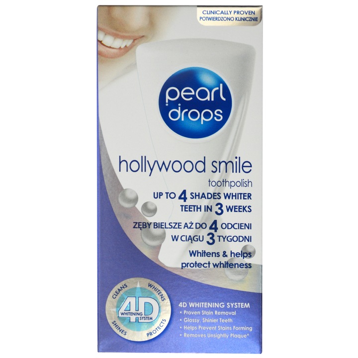 Паста за зъби Pearl Drops Hollywood Smile, 50 мл