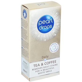 Pasta de dinti Pearl Drops Tea & Coffee, 50 ml Pasta de dinti Pearl Drops Tea & Coffee, 50 ml